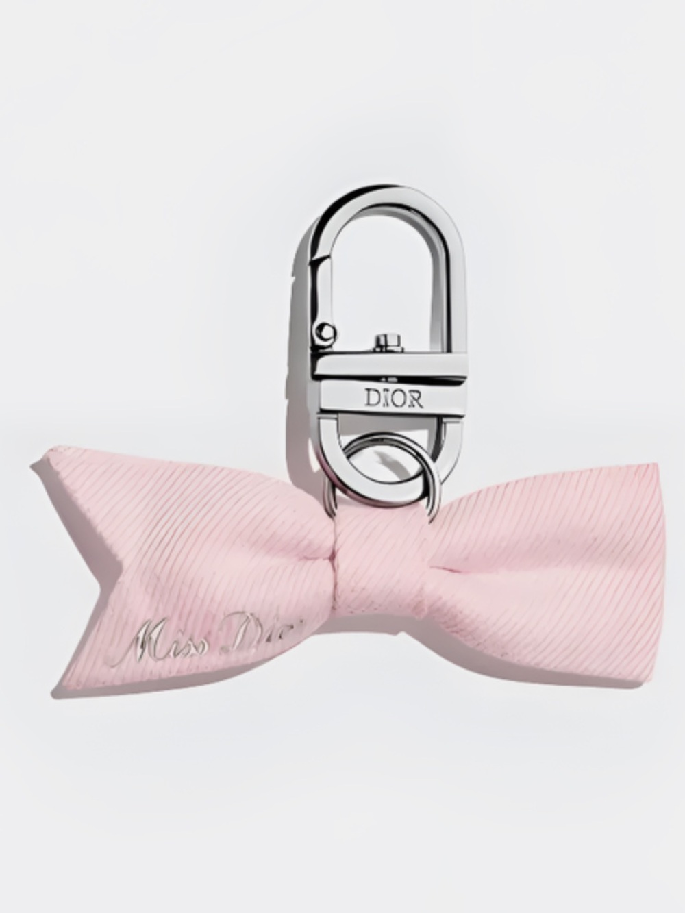 Dior Pink Bow Keyring